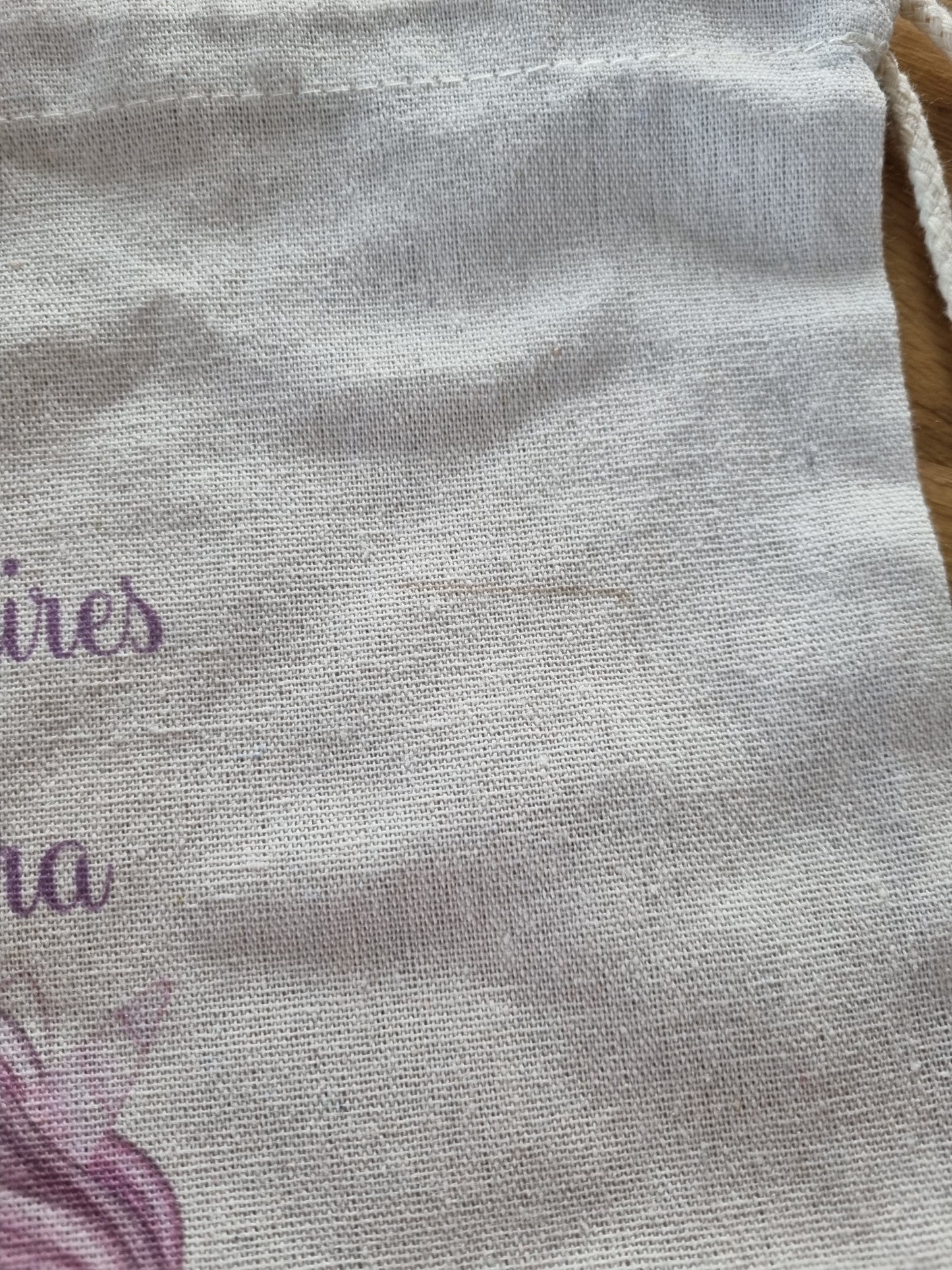 Sac personnalisé prénom "Clara" C.S.Créatif