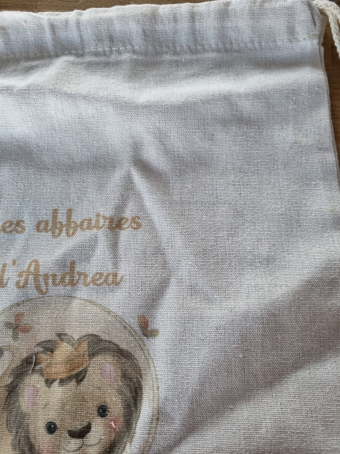 Sac personnalisé prénom "Andrea" C.S.Créatif