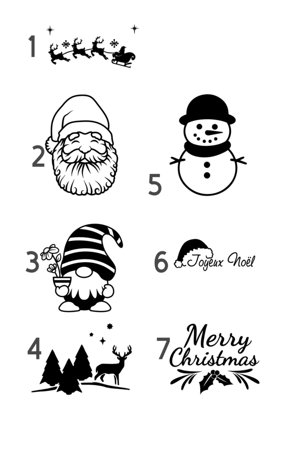 Chaussettes de Noël personnalisé C.S.Créatif