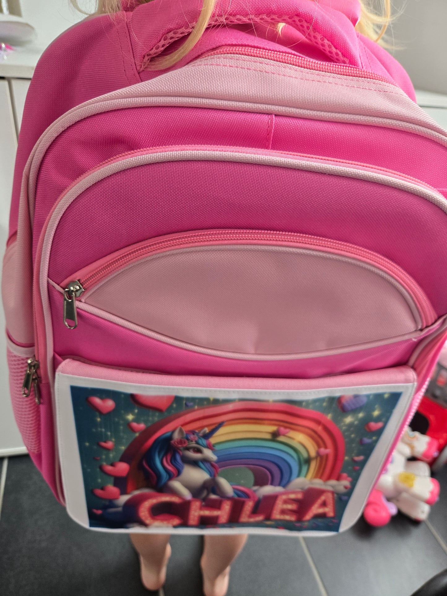Cartable a roulette personnalisé