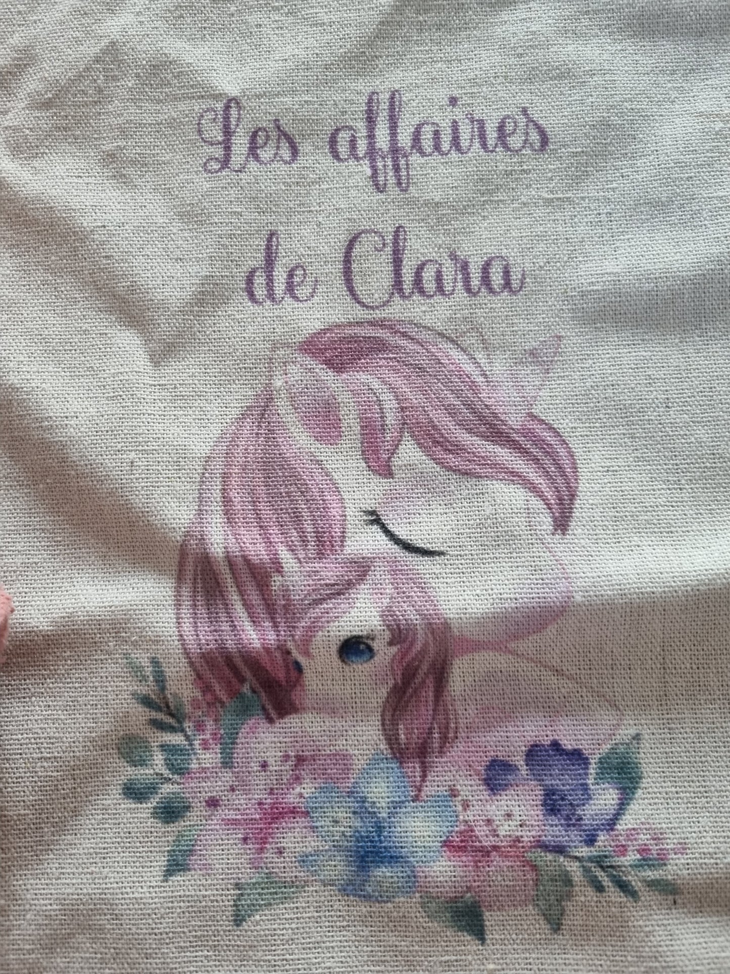 Sac personnalisé prénom "Clara"