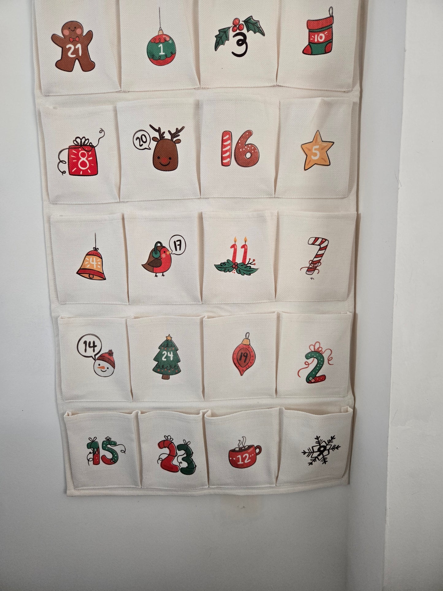 Calendrier de l'avent personnalisé